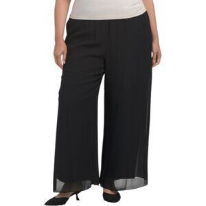 ALEX EVENINGS Plus Chiffon Pants